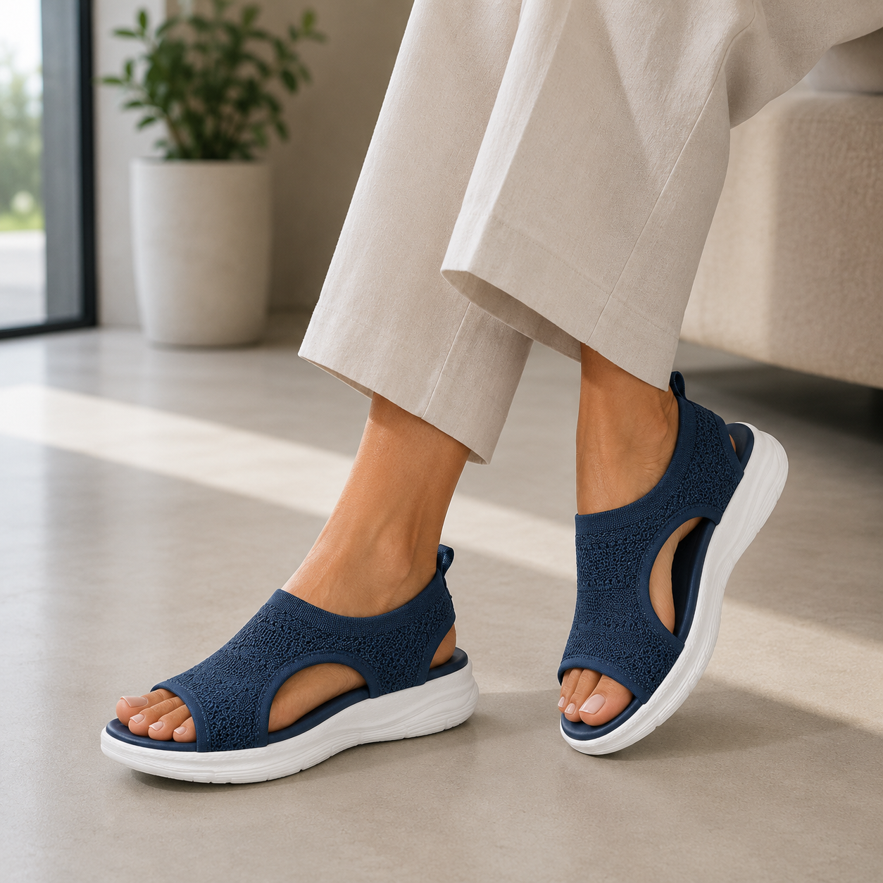 CloudStep™ – סנדלי נוחות קלי משקל שמרגישים כמו ללכת על עננים