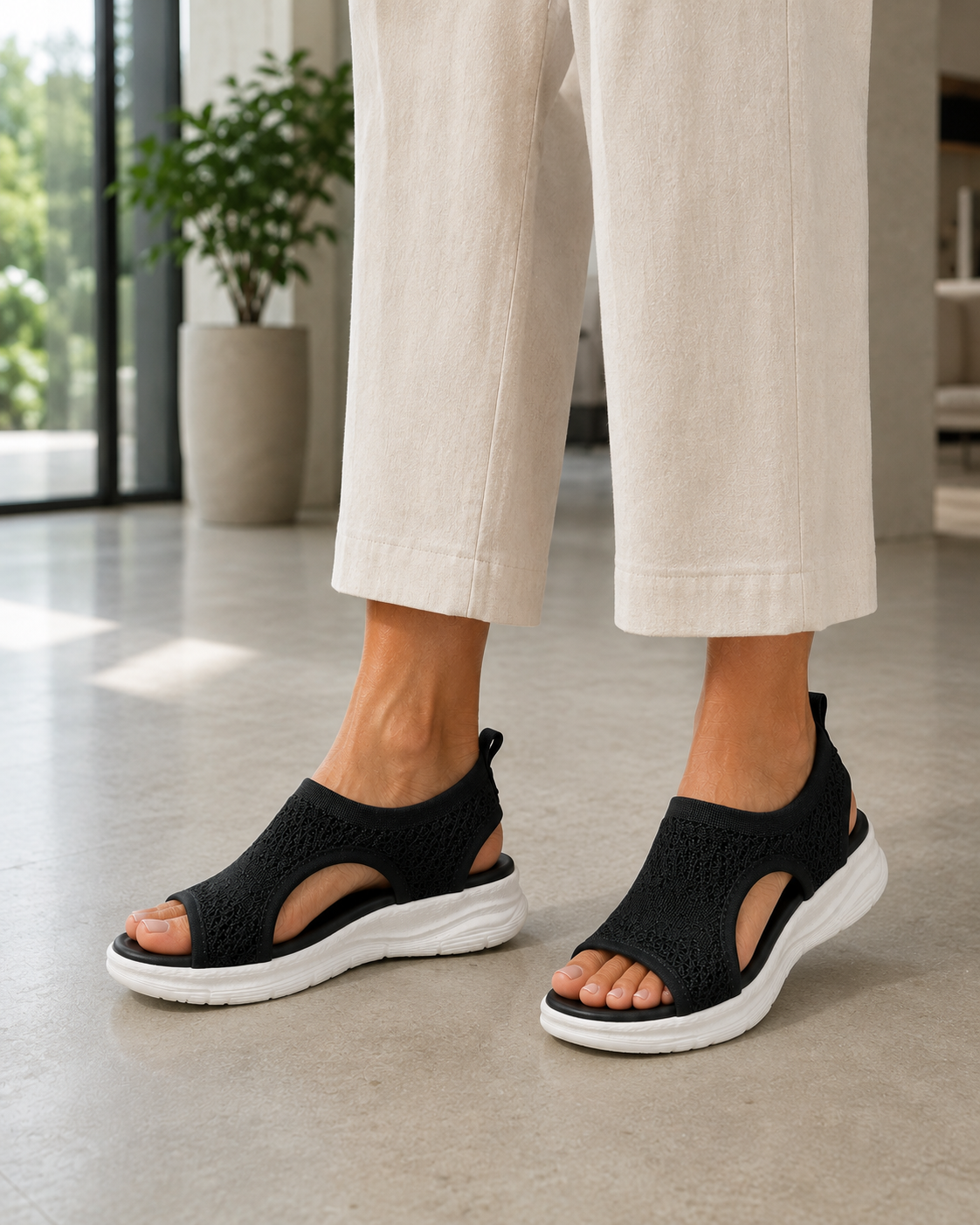 CloudStep™ – סנדלי נוחות קלי משקל שמרגישים כמו ללכת על עננים