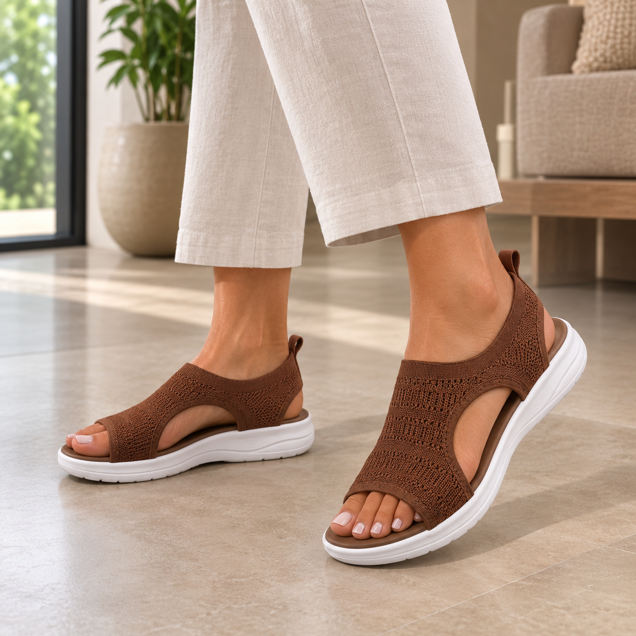 CloudStep™ – סנדלי נוחות קלי משקל שמרגישים כמו ללכת על עננים